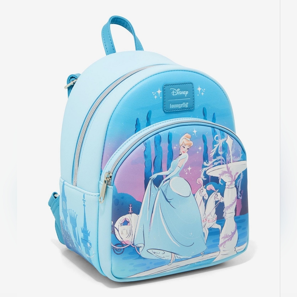 NWT Loungefly Disney Cinderella Ball Gown Mini Backpack - Picture 2 of 10